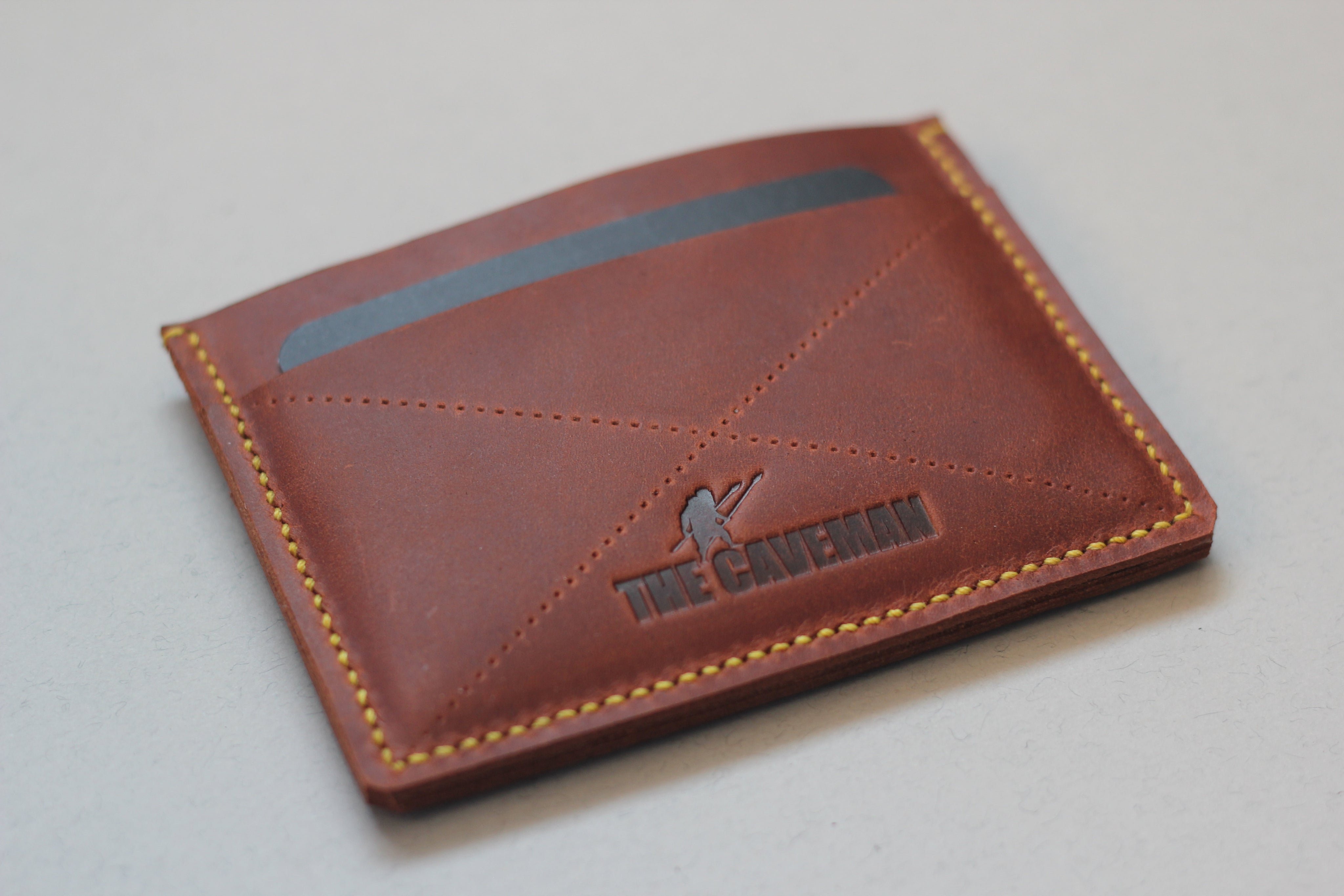 Wallet V - Porta Cartões Unissex Em Couro– The Caveman